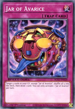 Jar of Avarice [SGX1-ENE20] Common | L.A. Mood Comics and Games