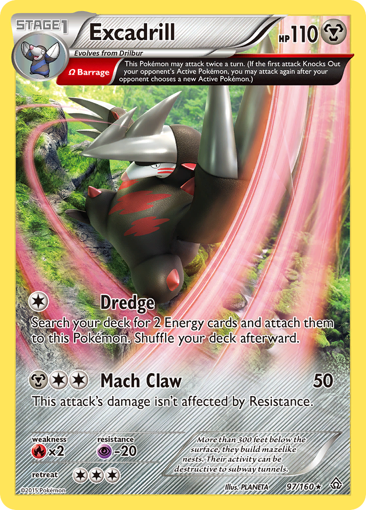 Excadrill (97/160) [XY: Primal Clash] | L.A. Mood Comics and Games