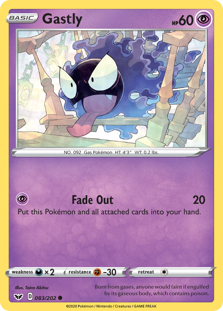 Gastly (083/202) [Sword & Shield: Base Set] | L.A. Mood Comics and Games