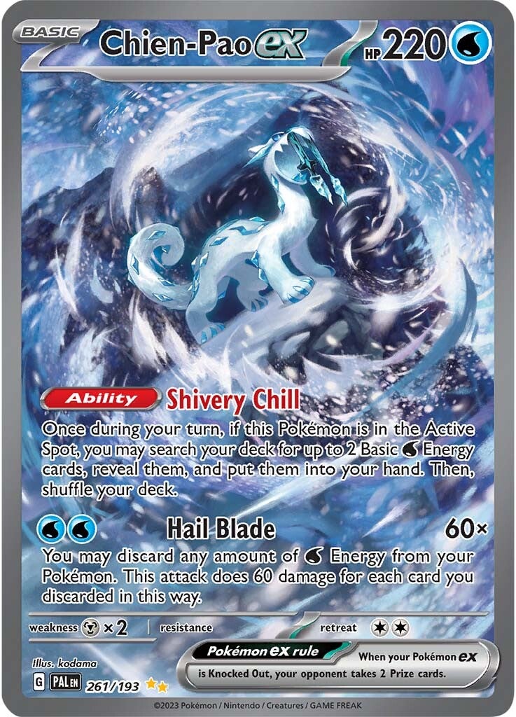 Chien-Pao ex (261/193) [Scarlet & Violet: Paldea Evolved] | L.A. Mood Comics and Games