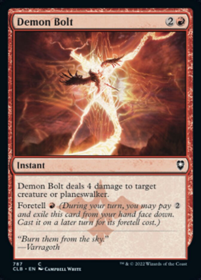 Demon Bolt [Commander Legends: Battle for Baldur's Gate] | L.A. Mood Comics and Games