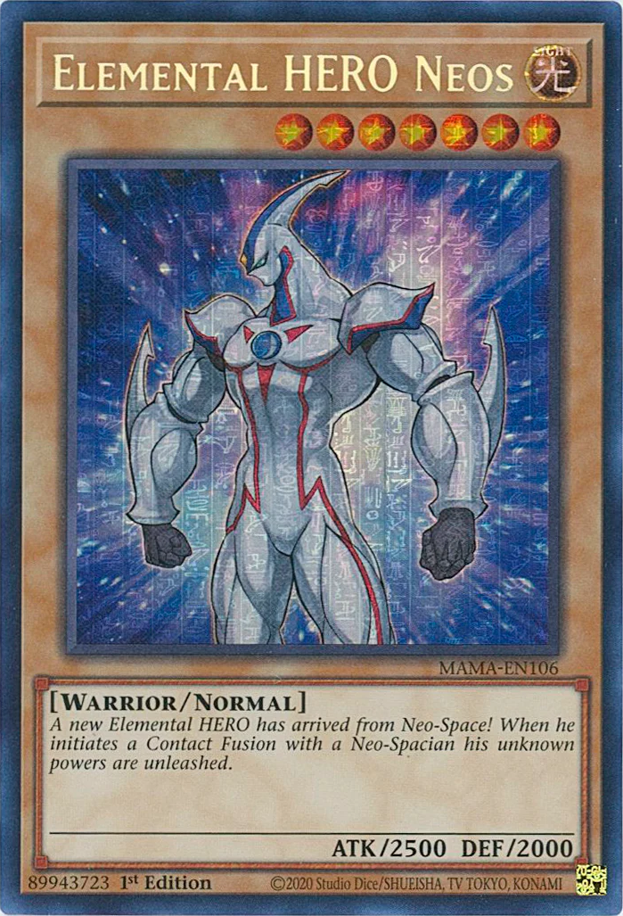 Elemental HERO Neos [MAMA-EN106] Ultra Pharaoh's Rare | L.A. Mood Comics and Games