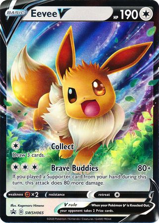 Eevee V (SWSH065) [Sword & Shield: Black Star Promos] | L.A. Mood Comics and Games