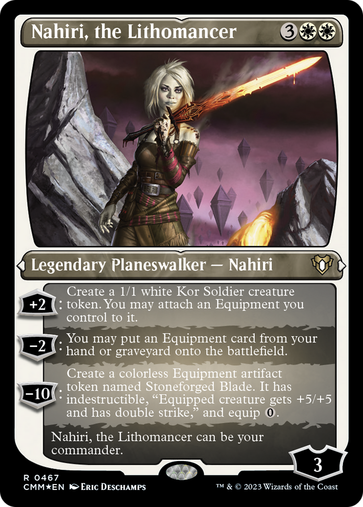 Nahiri, the Lithomancer (Foil Etched) [Commander Masters] | L.A. Mood Comics and Games