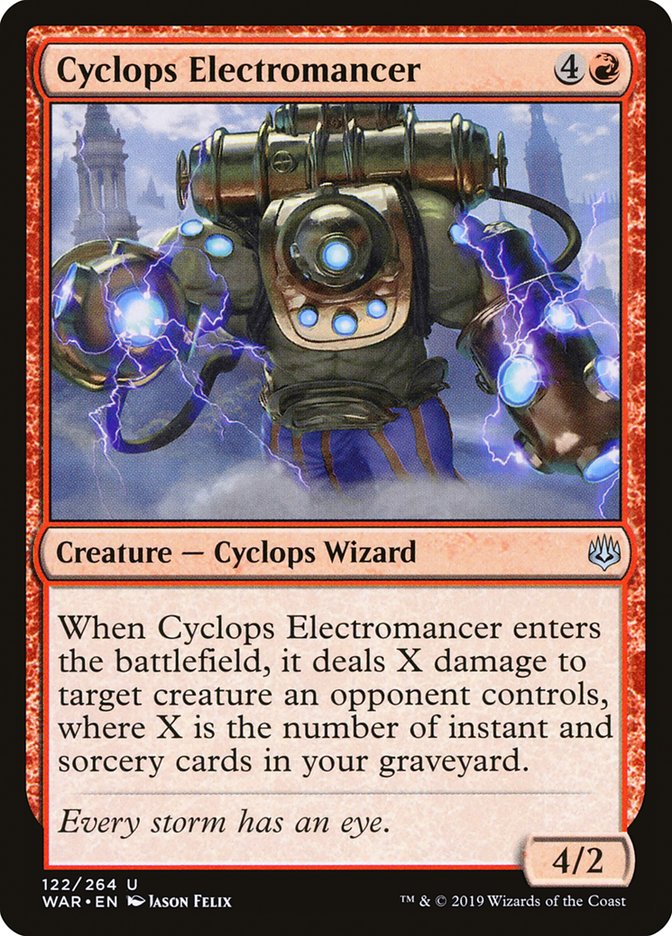 Cyclops Electromancer [War of the Spark] | L.A. Mood Comics and Games