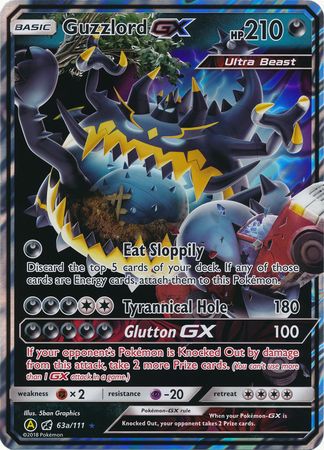 Guzzlord GX (63a/111) (Jumbo Card) [Sun & Moon: Crimson Invasion] | L.A. Mood Comics and Games