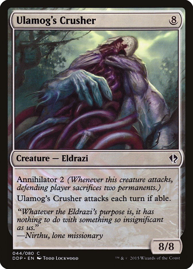 Ulamog's Crusher [Duel Decks: Zendikar vs. Eldrazi] | L.A. Mood Comics and Games