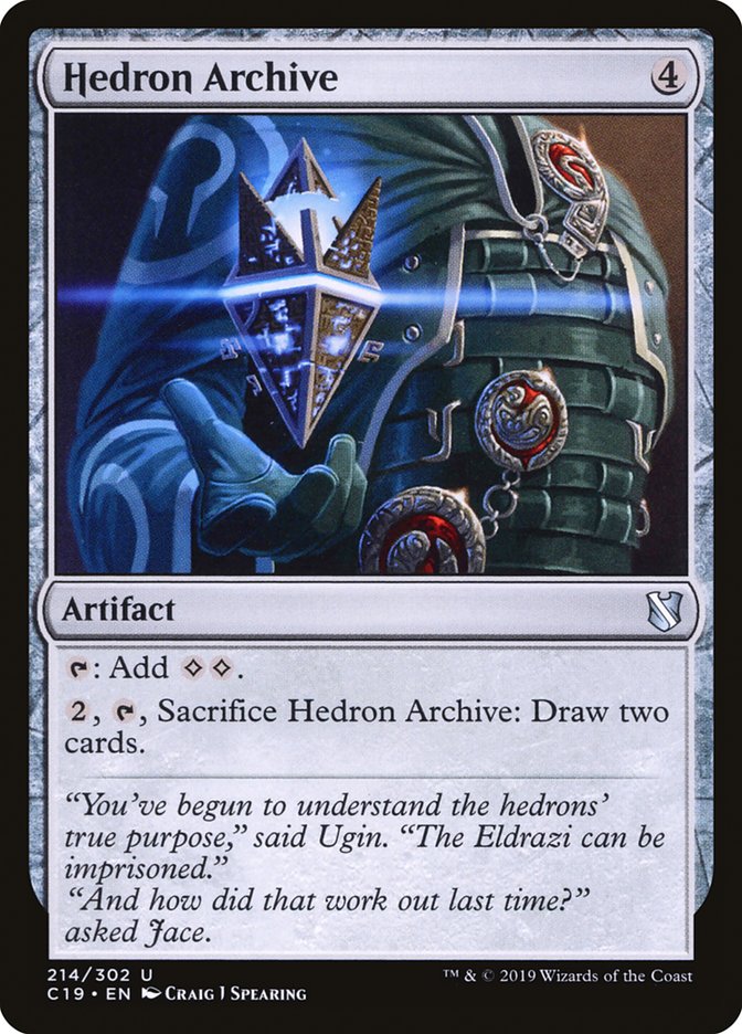 Hedron Archive [Commander 2019] | L.A. Mood Comics and Games