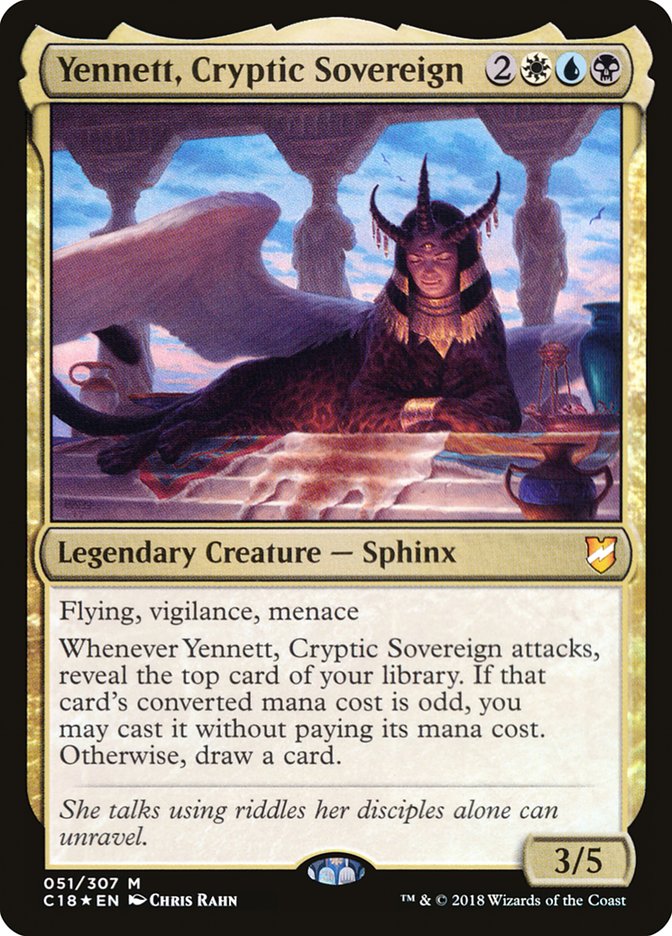 Yennett, Cryptic Sovereign [Commander 2018] | L.A. Mood Comics and Games