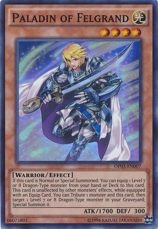 Paladin of Felgrand [OP03-EN007] Super Rare | L.A. Mood Comics and Games