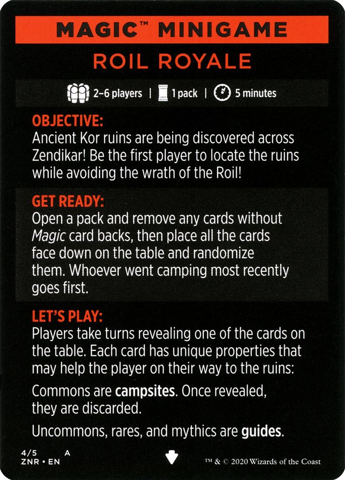 Roil Royale (Magic Minigame) [Zendikar Rising Minigame] | L.A. Mood Comics and Games