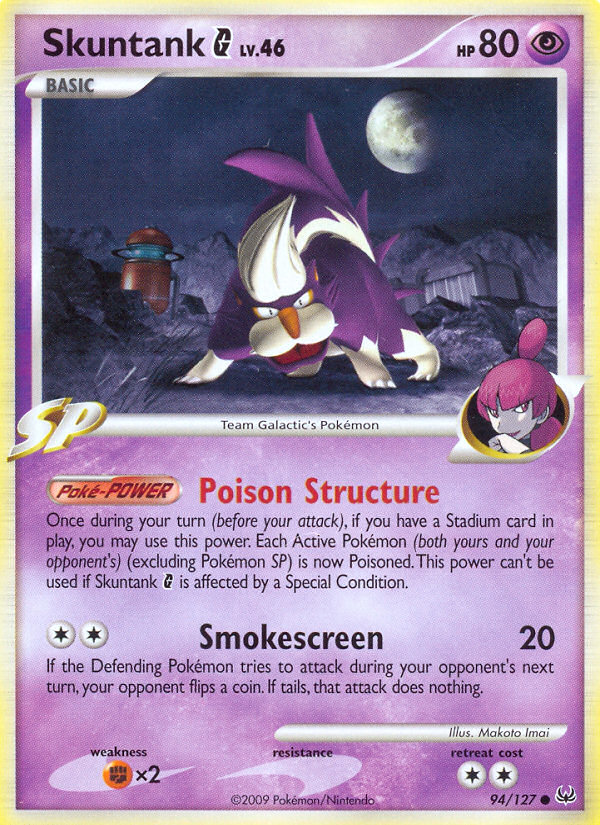 Skuntank G (94/127) [Platinum: Base Set] | L.A. Mood Comics and Games