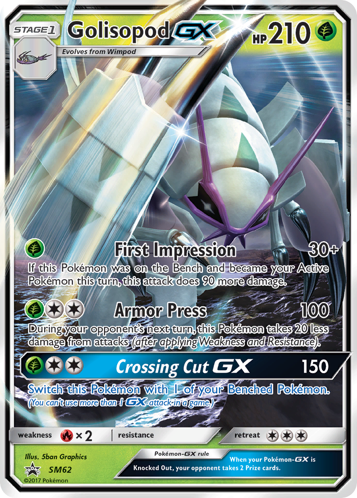 Golisopod GX (SM62) [Sun & Moon: Black Star Promos] | L.A. Mood Comics and Games