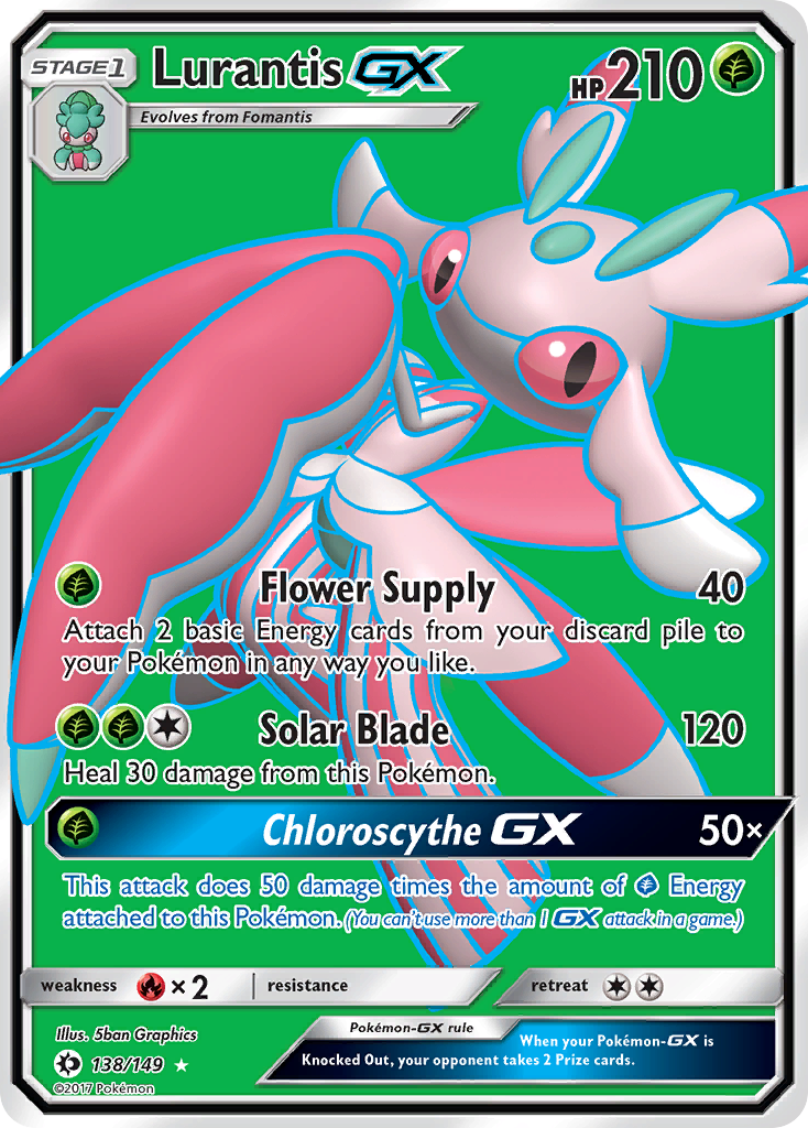 Lurantis GX (138/149) [Sun & Moon: Base Set] | L.A. Mood Comics and Games