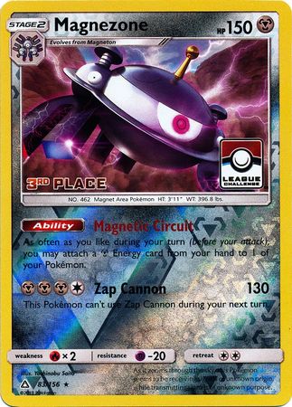 Magnezone (83/156) (League Promo 3rd Place) [Sun & Moon: Ultra Prism] | L.A. Mood Comics and Games