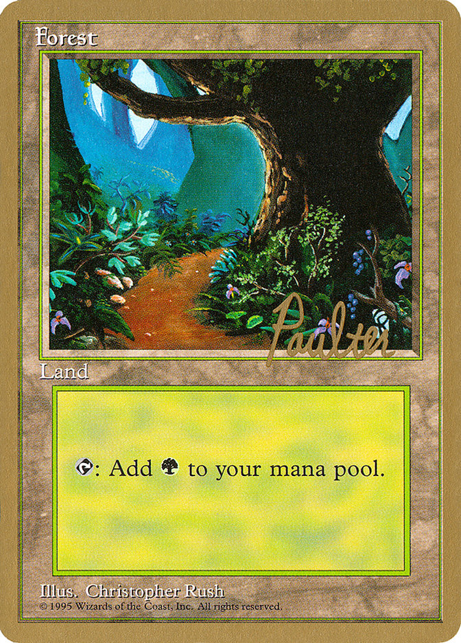 Forest (pp376) (Preston Poulter) [Pro Tour Collector Set] | L.A. Mood Comics and Games