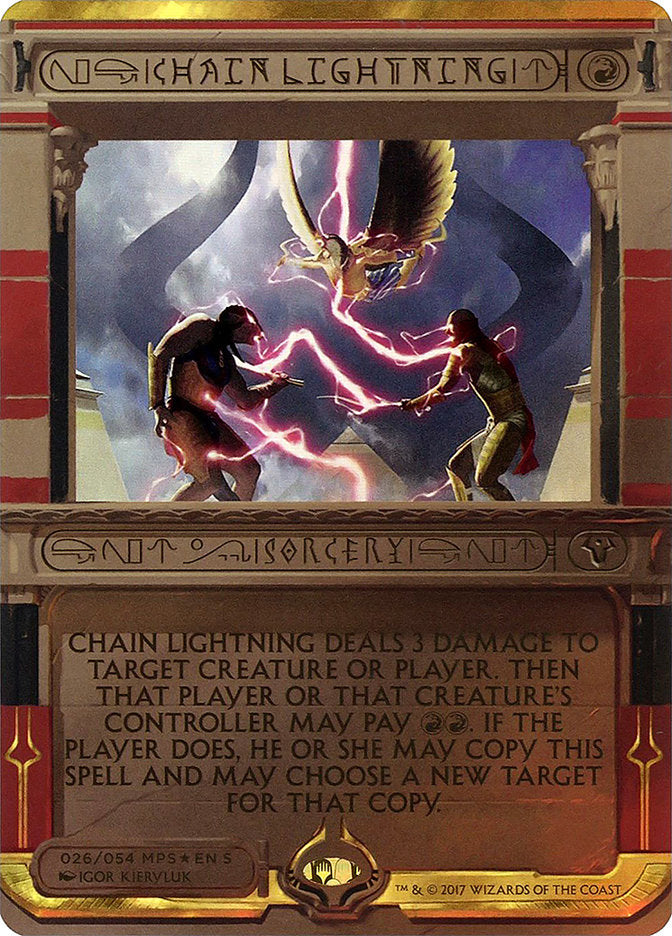 Chain Lightning (Invocation) [Amonkhet Invocations] | L.A. Mood Comics and Games
