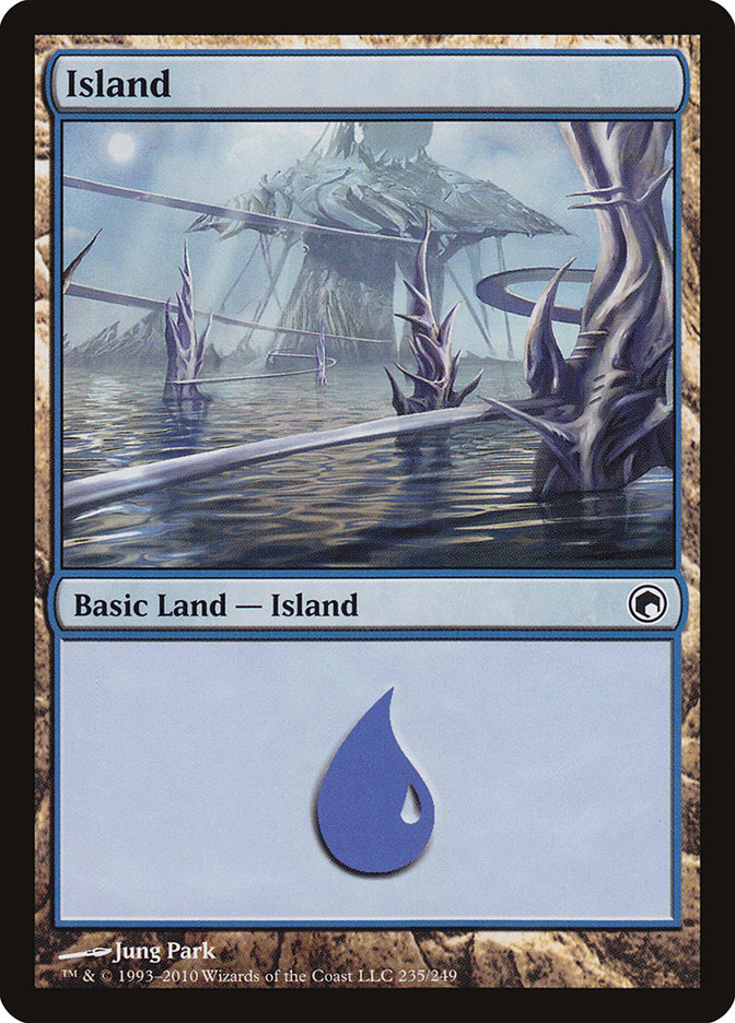 Island (235) [Scars of Mirrodin] | L.A. Mood Comics and Games