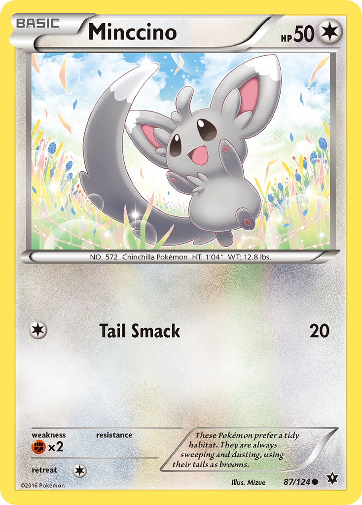 Minccino (87/124) [XY: Fates Collide] | L.A. Mood Comics and Games