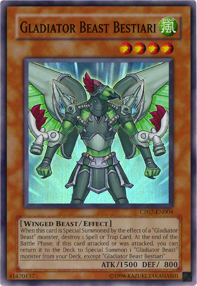 Gladiator Beast Bestiari [CP07-EN004] Super Rare | L.A. Mood Comics and Games