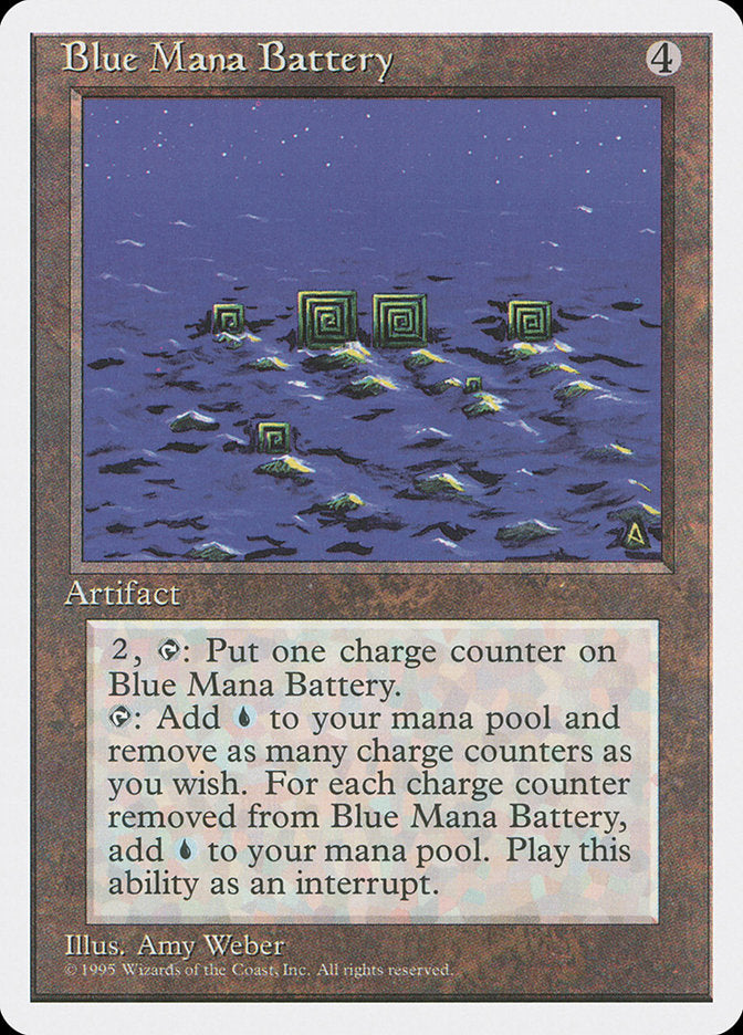 Blue Mana Battery [Fourth Edition] | L.A. Mood Comics and Games