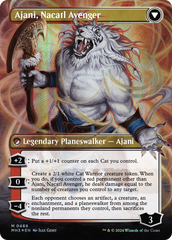 Ajani, Nacatl Pariah // Ajani, Nacatl Avenger (Borderless) (Textured Foil) [Modern Horizons 3] | L.A. Mood Comics and Games