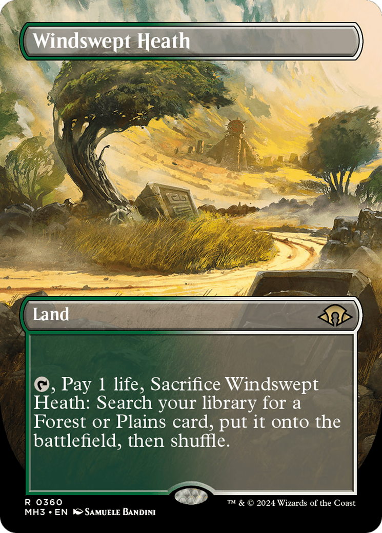 Windswept Heath (Borderless) [Modern Horizons 3] | L.A. Mood Comics and Games