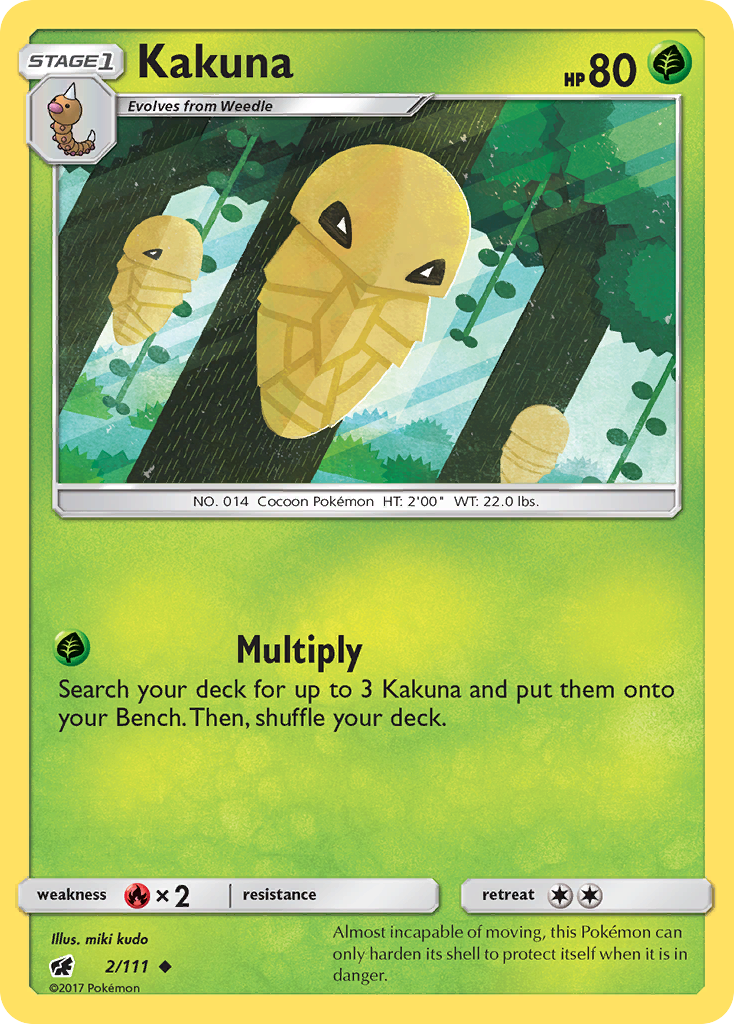 Kakuna (2/111) [Sun & Moon: Crimson Invasion] | L.A. Mood Comics and Games