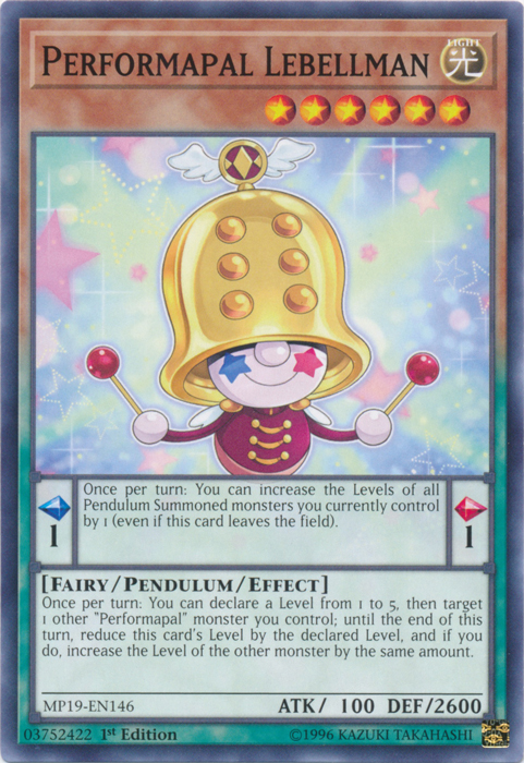 Performapal Lebellman [MP19-EN146] Common | L.A. Mood Comics and Games