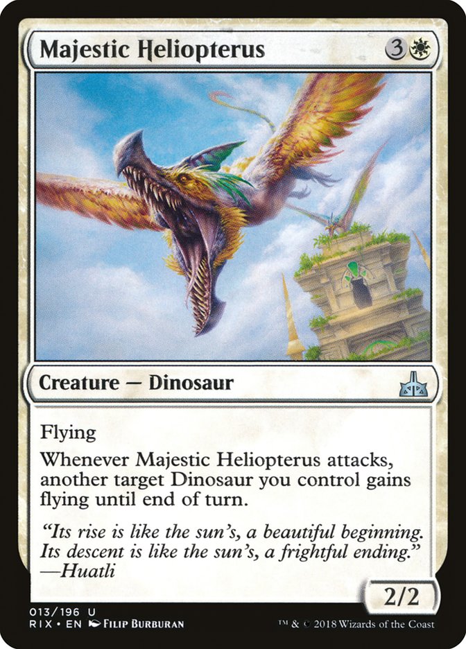 Majestic Heliopterus [Rivals of Ixalan] | L.A. Mood Comics and Games