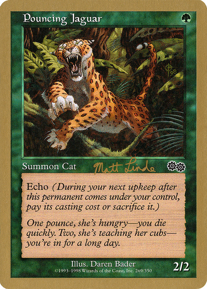 Pouncing Jaguar (Matt Linde) [World Championship Decks 1999] | L.A. Mood Comics and Games
