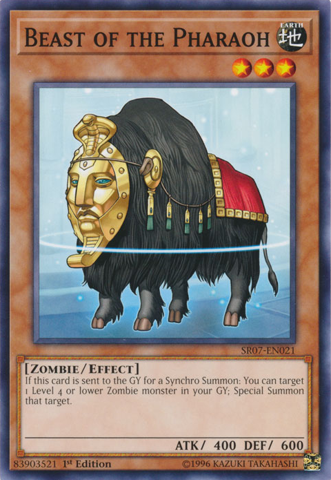 Beast of the Pharaoh [SR07-EN021] Common | L.A. Mood Comics and Games