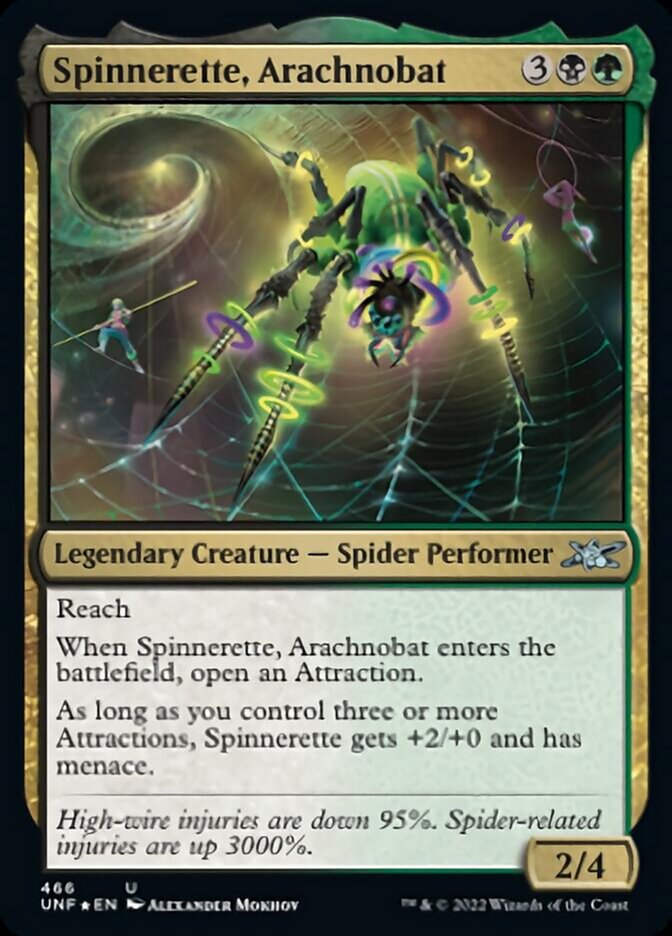 Spinnerette, Arachnobat (Galaxy Foil) [Unfinity] | L.A. Mood Comics and Games