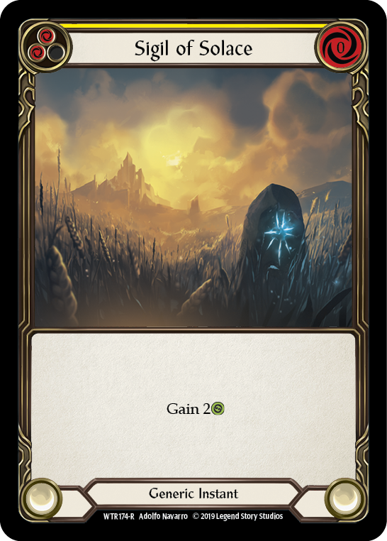 Sigil of Solace (Yellow) [WTR174-R] (Welcome to Rathe)  Alpha Print Normal | L.A. Mood Comics and Games