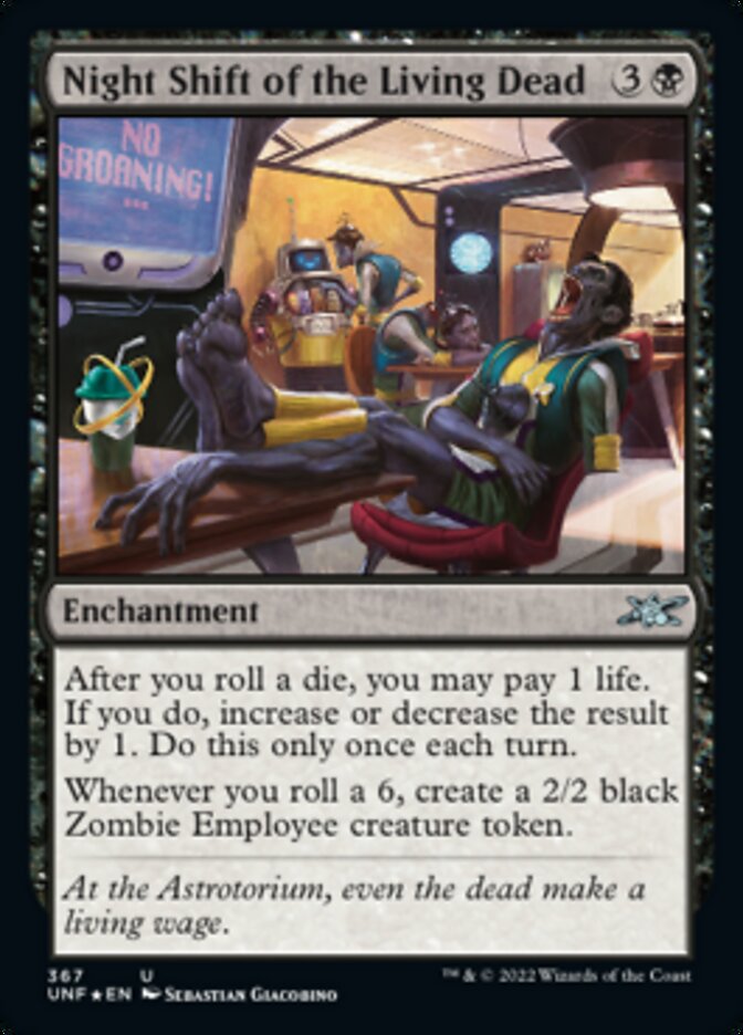 Night Shift of the Living Dead (Galaxy Foil) [Unfinity] | L.A. Mood Comics and Games