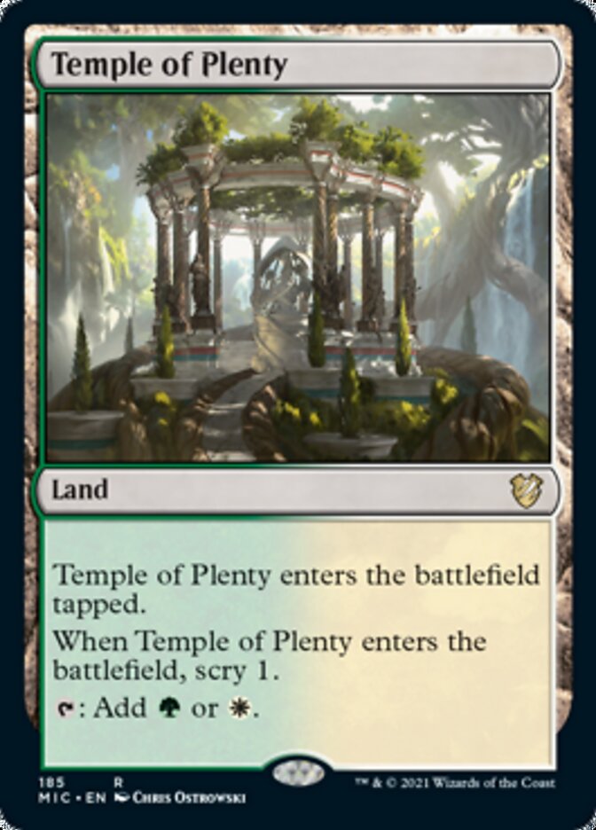 Temple of Plenty [Innistrad: Midnight Hunt Commander] | L.A. Mood Comics and Games