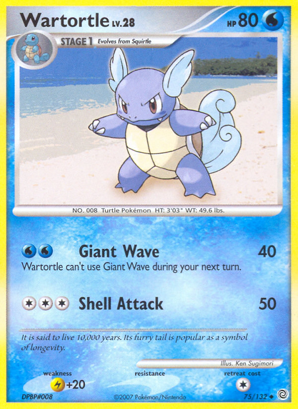 Wartortle (75/132) [Diamond & Pearl: Secret Wonders] | L.A. Mood Comics and Games