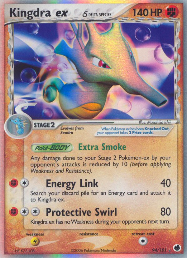 Kingdra ex (94/101) (Delta Species) [EX: Dragon Frontiers] | L.A. Mood Comics and Games
