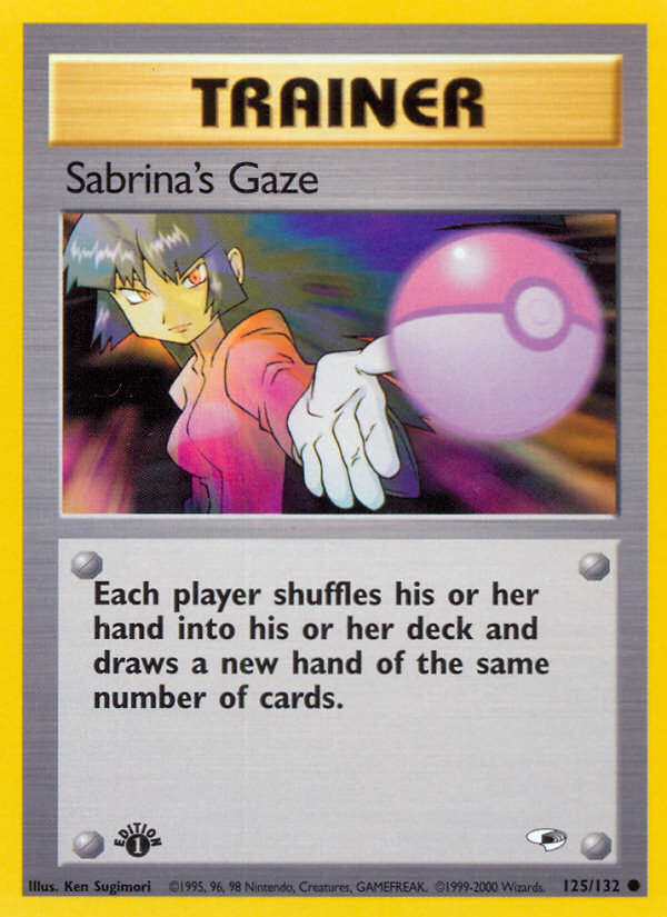 Sabrina's Gaze (125/132) [Gym Heroes 1st Edition] | L.A. Mood Comics and Games