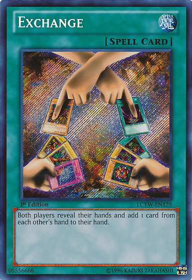 Exchange [LCYW-EN125] Secret Rare | L.A. Mood Comics and Games