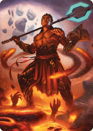 Koth, Fire of Resistance Art Card [Phyrexia: All Will Be One Art Series] | L.A. Mood Comics and Games