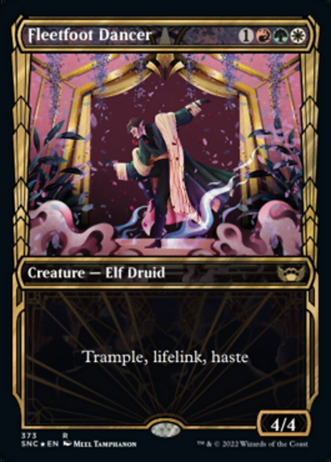 Fleetfoot Dancer (Showcase Golden Age Gilded Foil) [Streets of New Capenna] | L.A. Mood Comics and Games