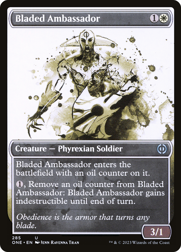 Bladed Ambassador (Showcase Ichor) [Phyrexia: All Will Be One] | L.A. Mood Comics and Games