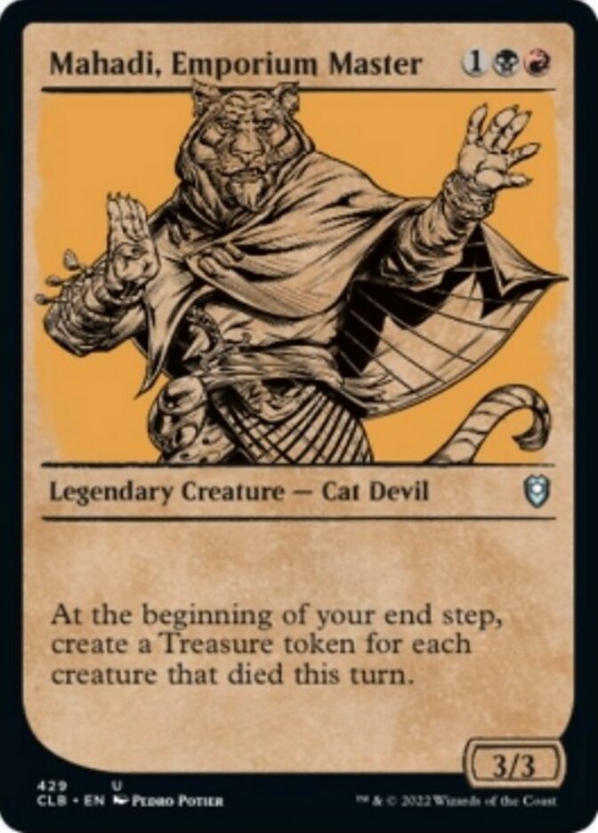 Mahadi, Emporium Master (Showcase) [Commander Legends: Battle for Baldur's Gate] | L.A. Mood Comics and Games