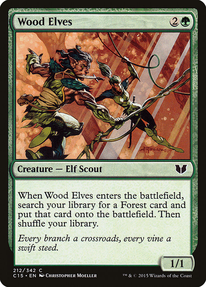 Wood Elves [Commander 2015] | L.A. Mood Comics and Games