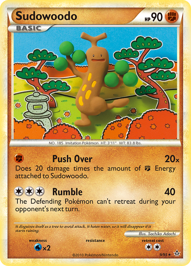 Sudowoodo (9/95) [HeartGold & SoulSilver: Unleashed] | L.A. Mood Comics and Games