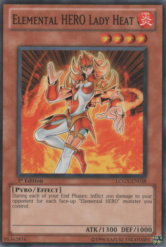 Elemental HERO Lady Heat [LCGX-EN038] Common | L.A. Mood Comics and Games