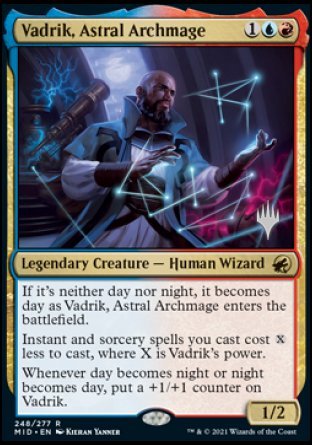 Vadrik, Astral Archmage (Promo Pack) [Innistrad: Midnight Hunt Promos] | L.A. Mood Comics and Games