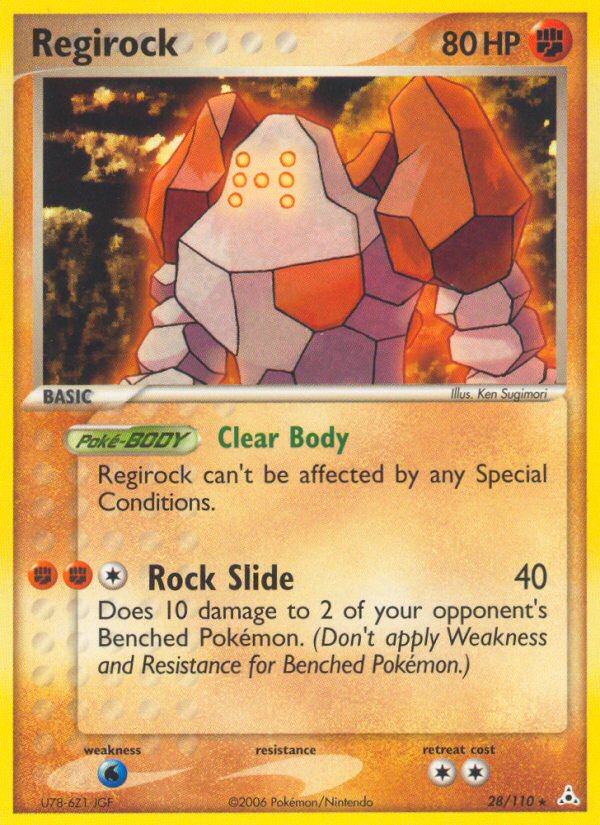 Regirock (28/110) [EX: Holon Phantoms] | L.A. Mood Comics and Games