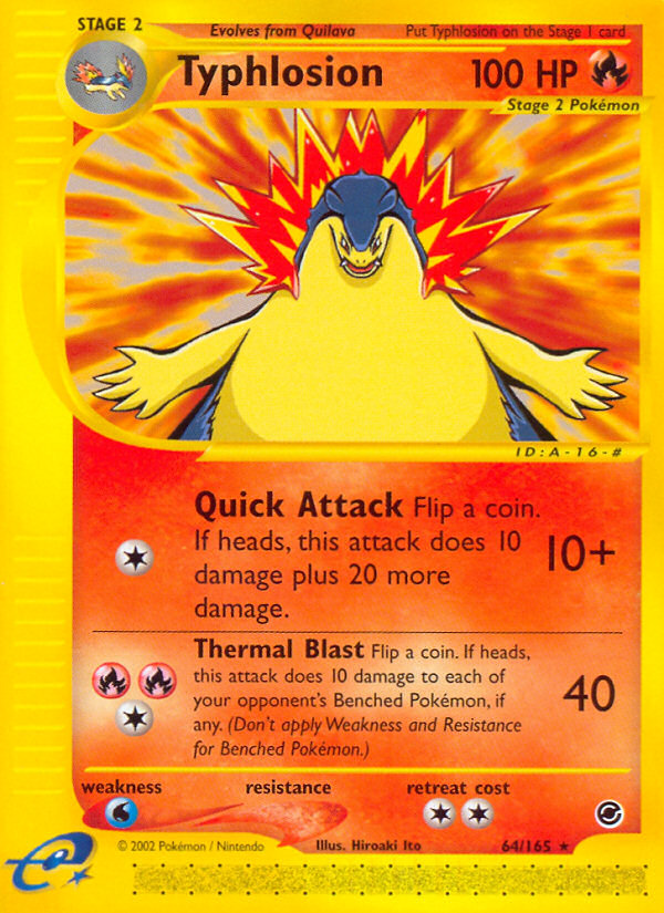 Typhlosion (64/165) [Expedition: Base Set] | L.A. Mood Comics and Games